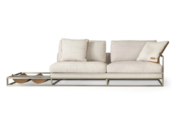 V210-W - Fabric sofa with integrated magazine rack by formitalia luxury group - view 2